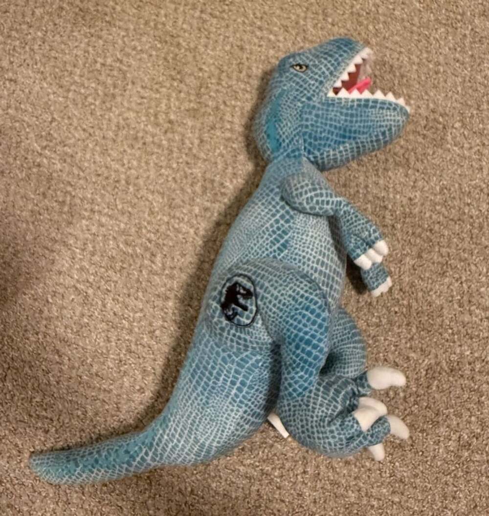 Jurassic World Blue Velociraptor Dinosaur Plush Stuffed Animal